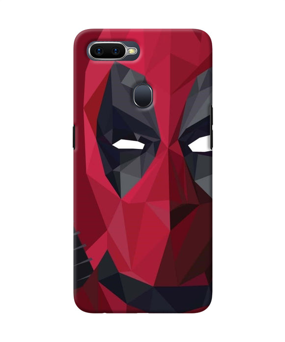 Abstract Deadpool Half Mask Oppo F9 / F9 Pro Back Cover