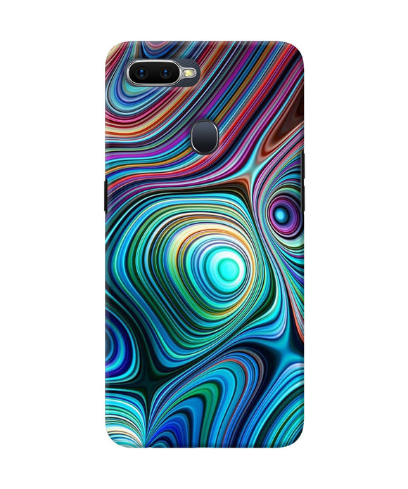 Abstract Coloful Waves Oppo F9 / F9 Pro Back Cover