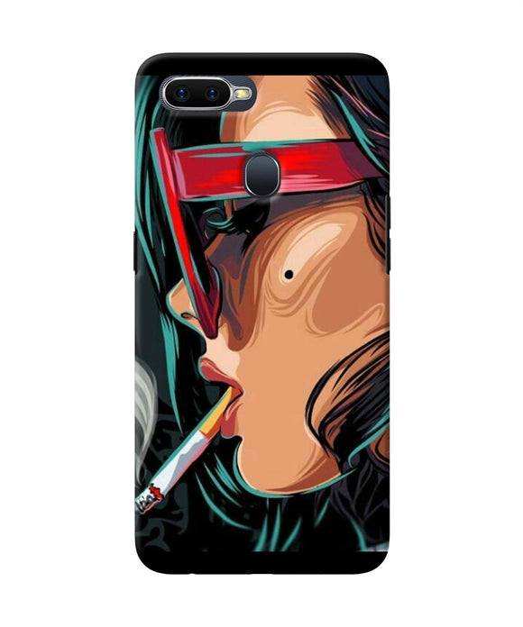 Smoking Girl Oppo F9 / F9 Pro Back Cover