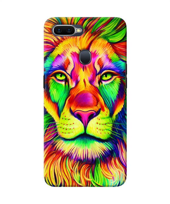 Lion Color Poster Oppo F9 / F9 Pro Back Cover