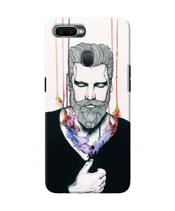 Beard Man Character Oppo F9 / F9 Pro Back Cover