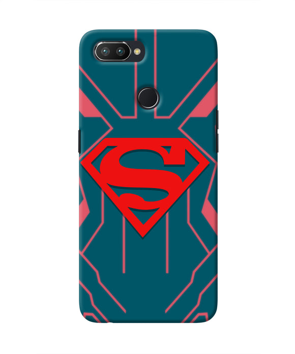 Superman Techno Realme 2 Pro Real 4D Back Cover
