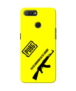 PUBG AKM Gun Realme 2 Pro Real 4D Back Cover