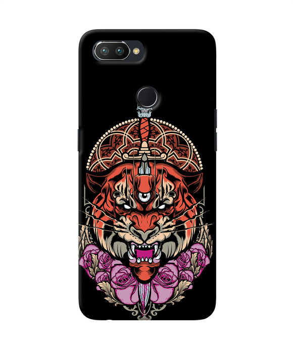 Abstract Tiger Realme 2 Pro Back Cover