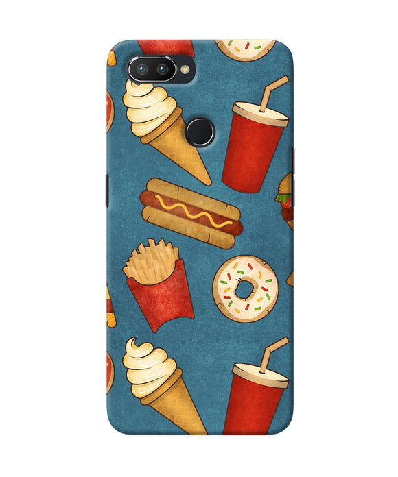 Abstract Food Print Realme 2 Pro Back Cover