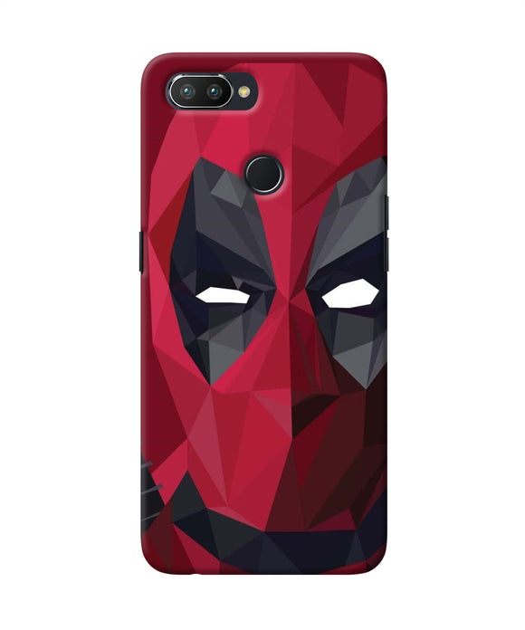 Abstract Deadpool Mask Realme 2 Pro Back Cover