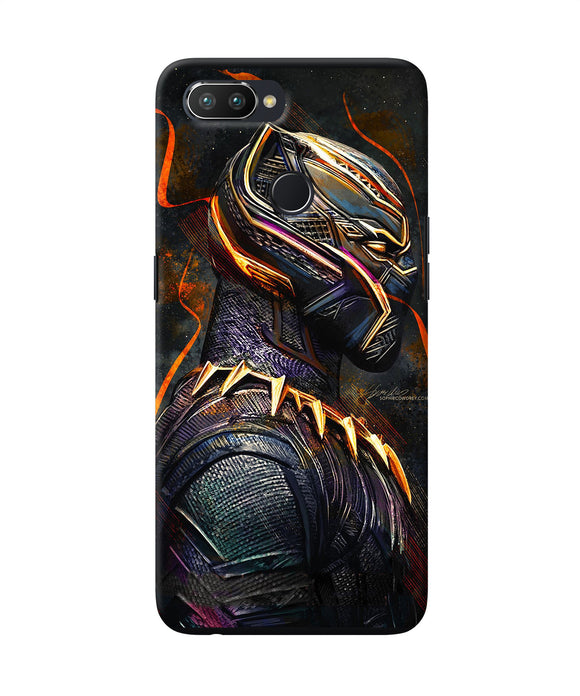 Black Panther Side Face Realme 2 Pro Back Cover