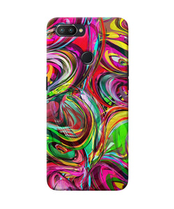 Abstract Colorful Ink Realme 2 Pro Back Cover