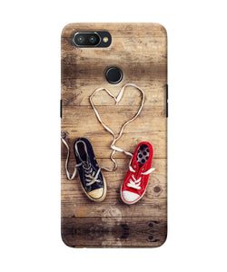 Shoelace Heart Realme 2 Pro Back Cover