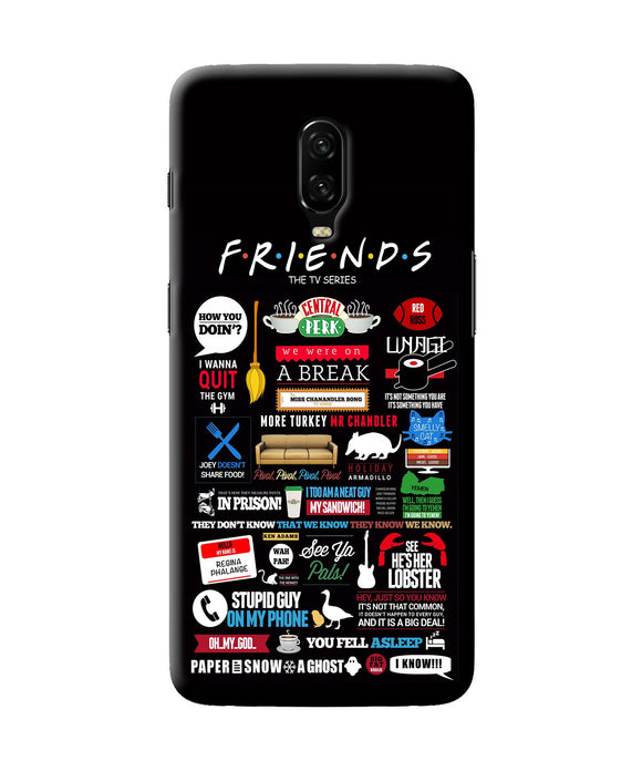 Friends Oneplus 6t Back Cover