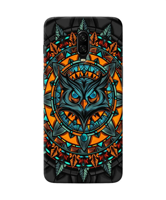 Angry Owl Art Oneplus 6t Back Cover