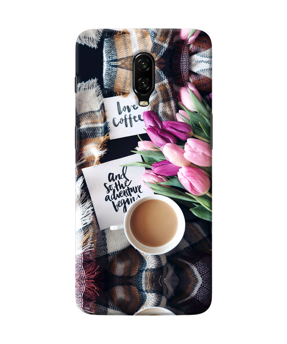 Love Coffee Quotes Oneplus 6t Back Cover