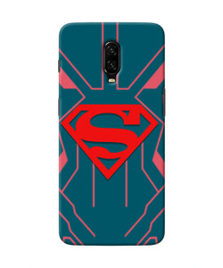 Superman Techno Oneplus 6T Real 4D Back Cover