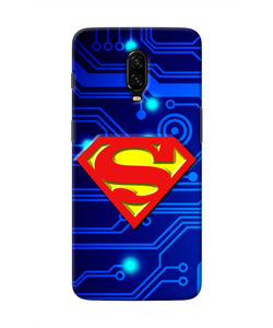 Superman Abstract Oneplus 6T Real 4D Back Cover