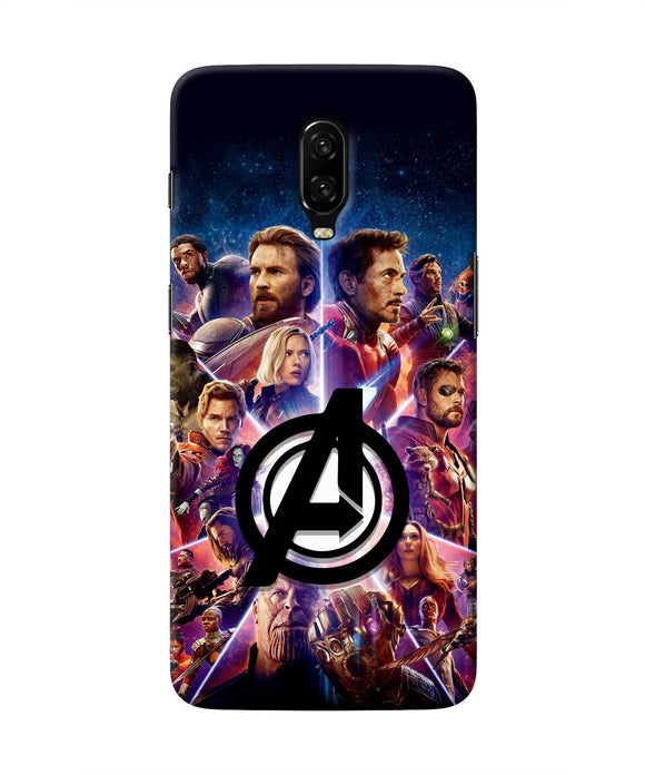 Avengers Superheroes Oneplus 6T Real 4D Back Cover
