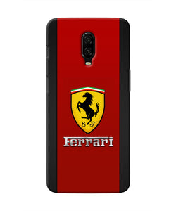 Ferrari Abstract Red Oneplus 6T Real 4D Back Cover