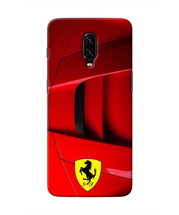 Ferrari Car Oneplus 6T Real 4D Back Cover