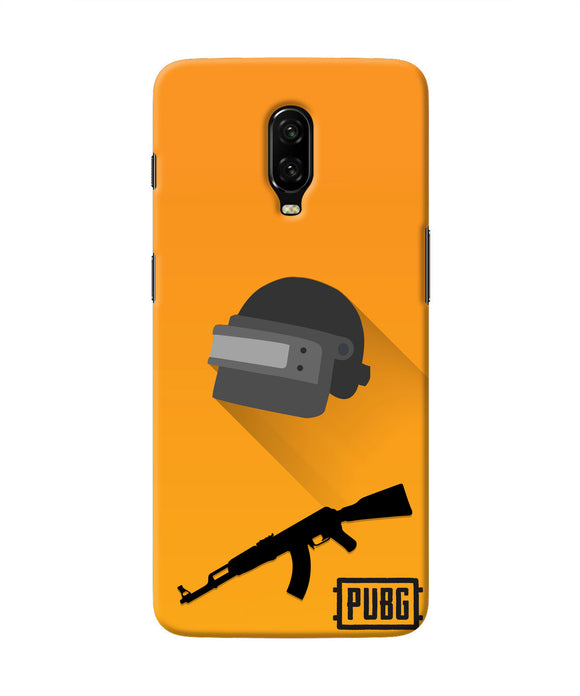 PUBG Helmet and Gun Oneplus 6T Real 4D Back Cover