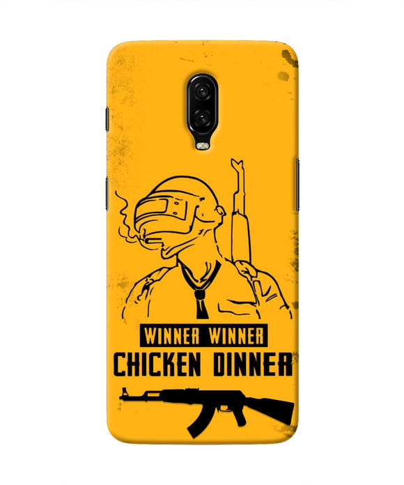 PUBG Chicken Dinner Oneplus 6T Real 4D Back Cover