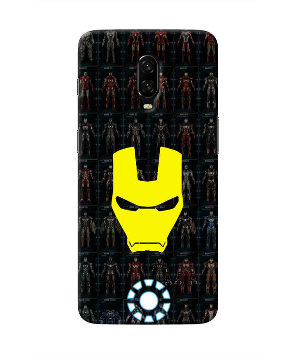 Iron Man Suit Oneplus 6T Real 4D Back Cover