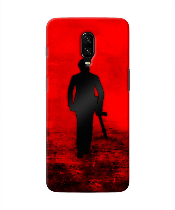 Rocky Bhai with Gun Oneplus 6T Real 4D Back Cover