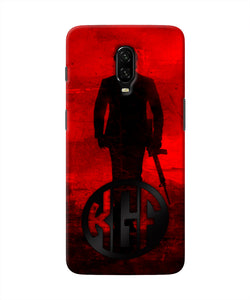 Rocky Bhai K G F Chapter 2 Logo Oneplus 6T Real 4D Back Cover