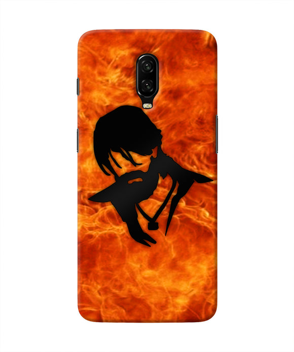 Rocky Bhai Face Oneplus 6T Real 4D Back Cover