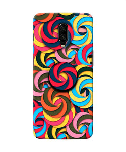 Spiral Pattern Oneplus 6T Pop Case