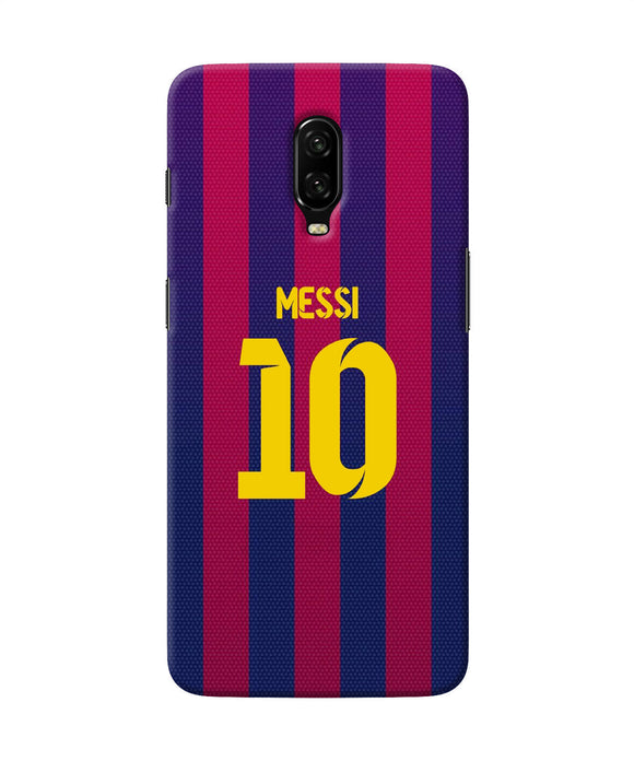 Messi 10 Tshirt Oneplus 6t Back Cover