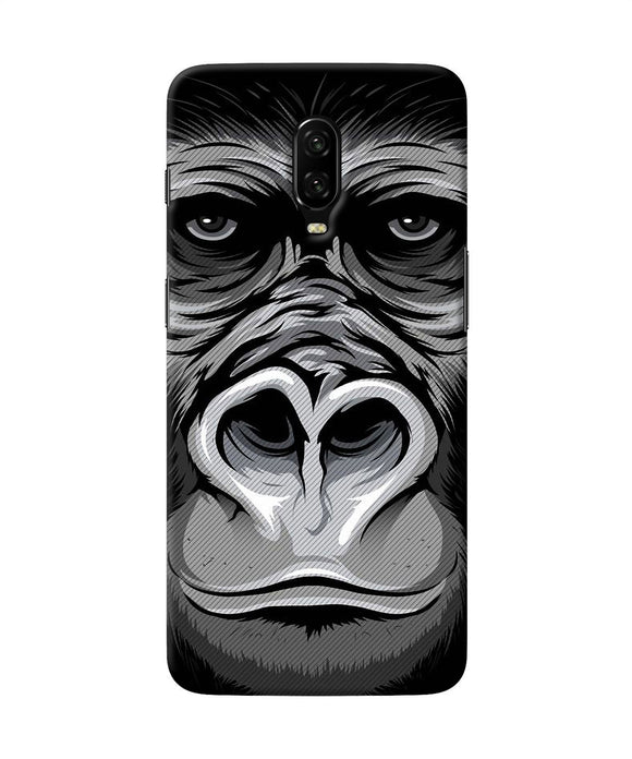 Black Chimpanzee Oneplus 6t Back Cover