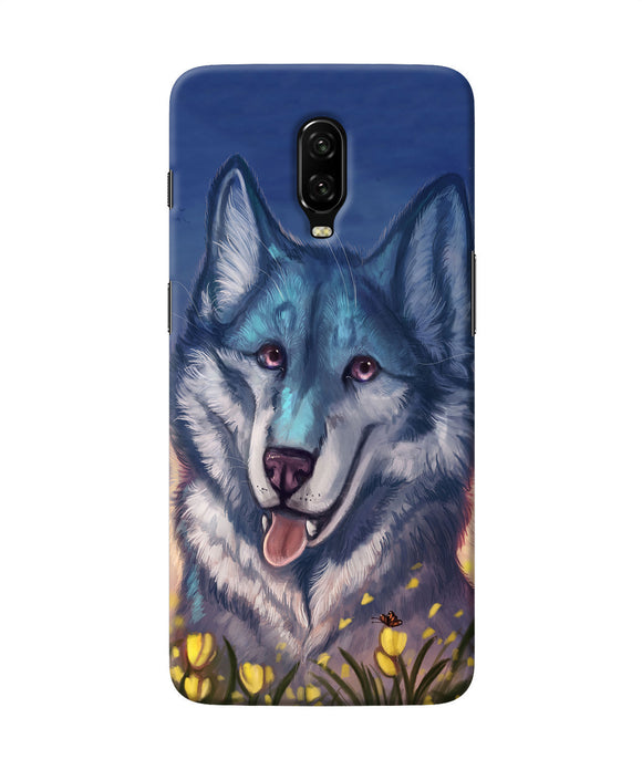 Cute Wolf Oneplus 6t Back Cover