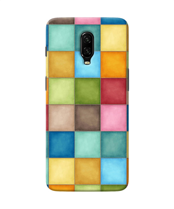 Abstract Colorful Squares Oneplus 6t Back Cover