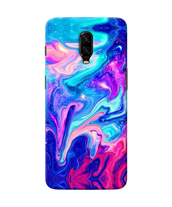 Abstract Colorful Water Oneplus 6t Back Cover