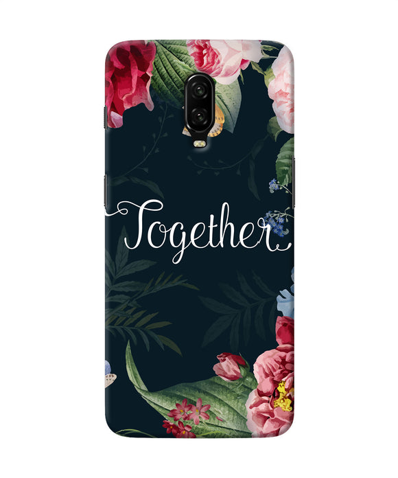 Together Flower Oneplus 6t Back Cover