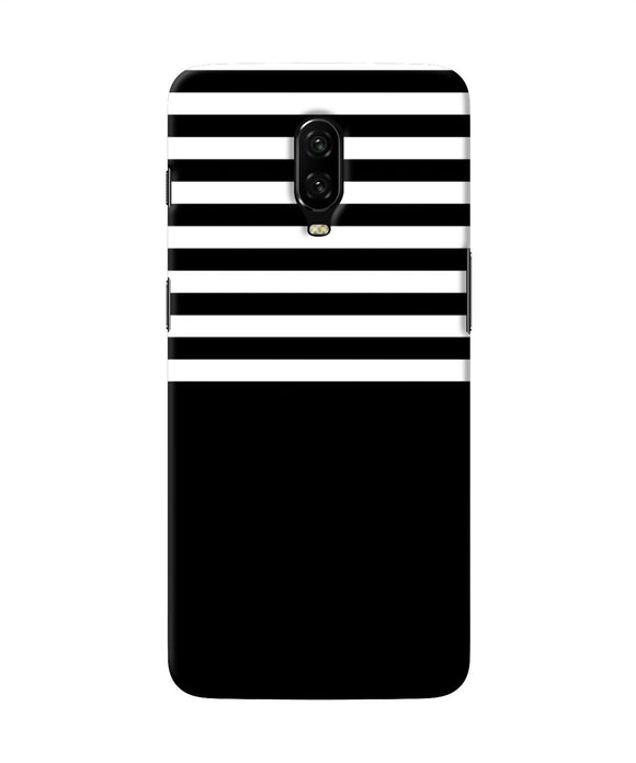 Black And White Print Oneplus 6t Back Cover