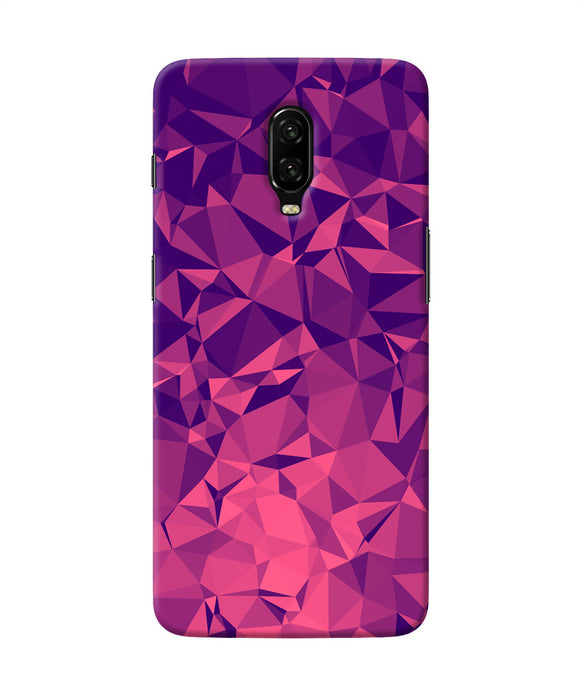 Abstract Red Blue Shine Oneplus 6t Back Cover