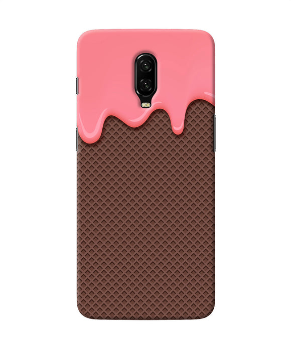 Waffle Cream Biscuit Oneplus 6t Back Cover