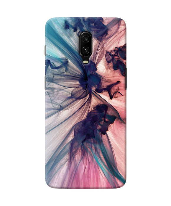Abstract Black Smoke Oneplus 6t Back Cover