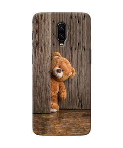 Teddy Wooden Oneplus 6t Back Cover
