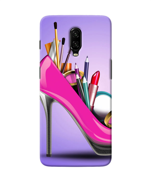 Makeup Heel Shoe Oneplus 6t Back Cover