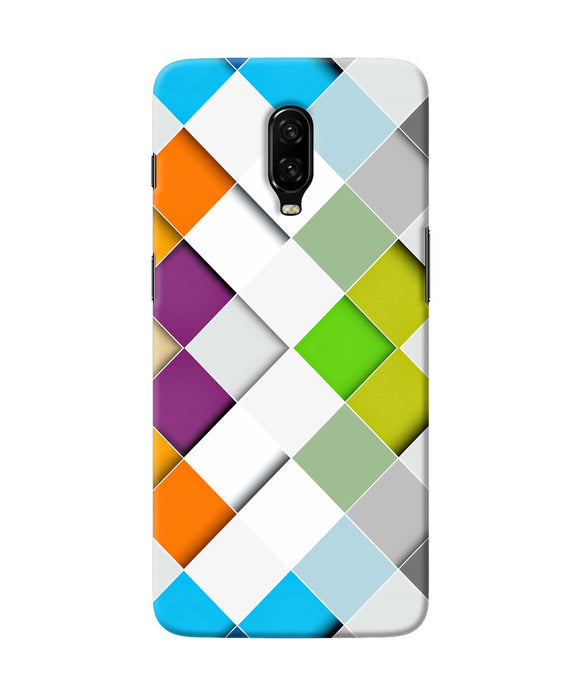 Abstract Color Box Oneplus 6t Back Cover
