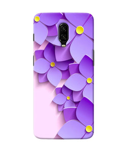 Violet Flower Craft Oneplus 6t Back Cover