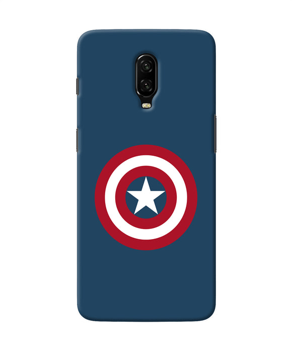 Captain America Logo Oneplus 6t Back Cover
