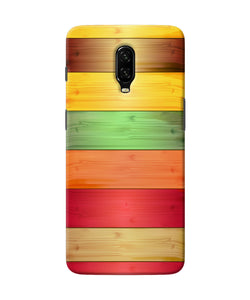 Wooden Colors Oneplus 6t Back Cover