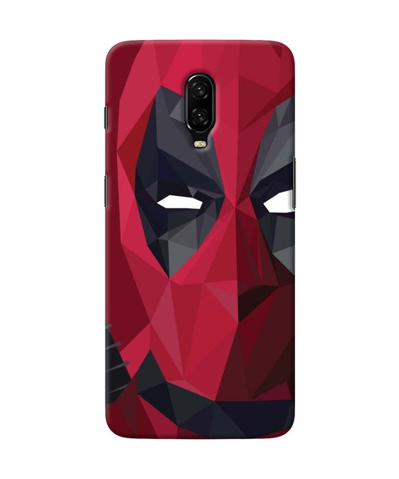 Abstract Deadpool Half Mask Oneplus 6t Back Cover