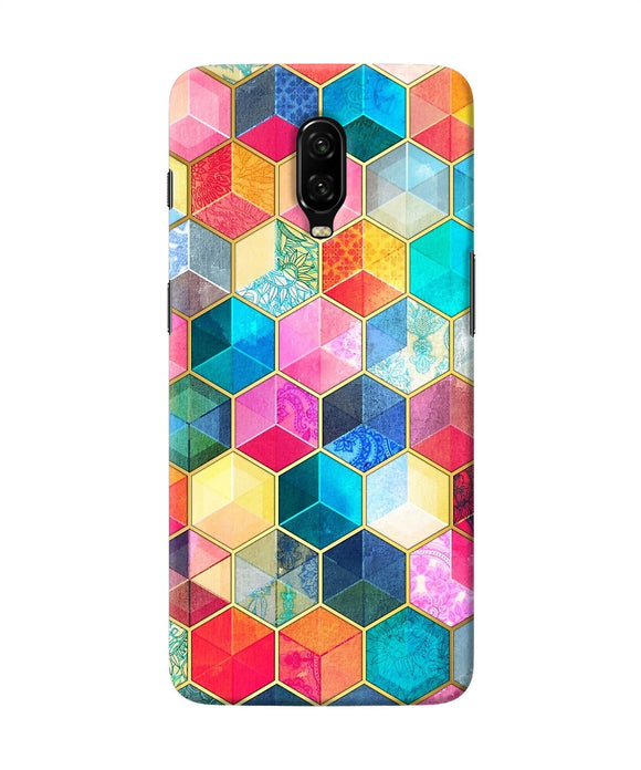 Abstract Color Box Oneplus 6t Back Cover