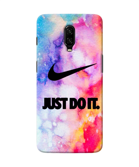 Just Do It Colors Oneplus 6t Back Cover
