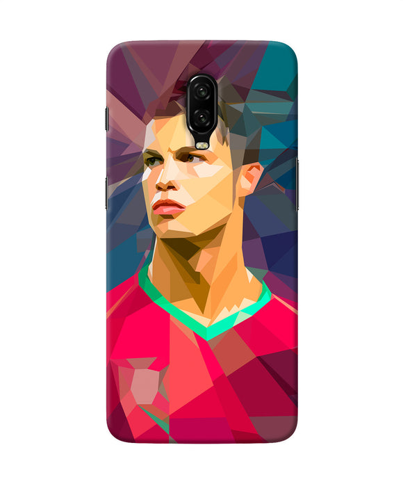 Abstract Ronaldo Oneplus 6t Back Cover