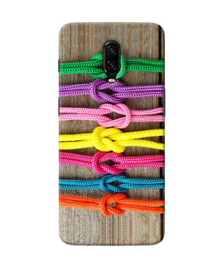 Colorful Shoelace Oneplus 6t Back Cover