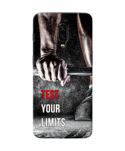 Test Your Limit Quote Oneplus 6t Back Cover